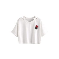 fancy  Cotton Crop-Top